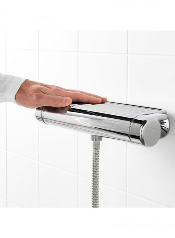 Thermostatic Shower Mixer Silver 290x130centimeter