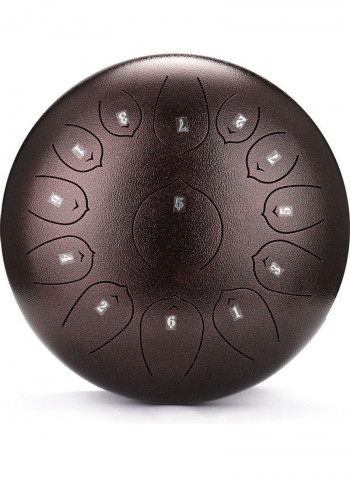 13-Tone Steel Tongue Drum Mini Hand Pan Drum With Drumstick Percussion