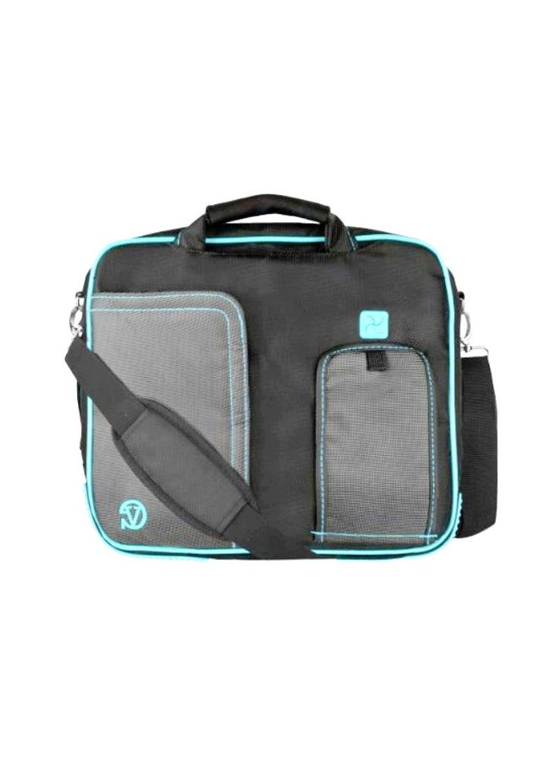 Pindar Carrying Bag For Fujitsu 15.6-Inch Laptop Aqua/Black