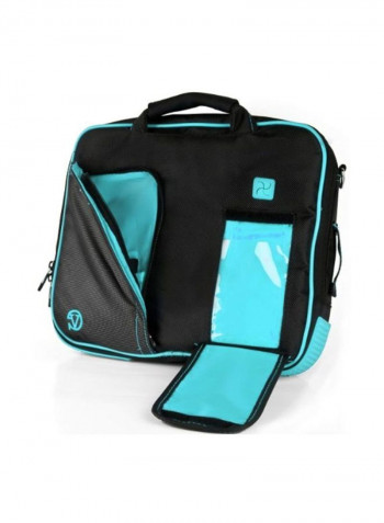 Pindar Carrying Bag For Fujitsu 15.6-Inch Laptop Aqua/Black