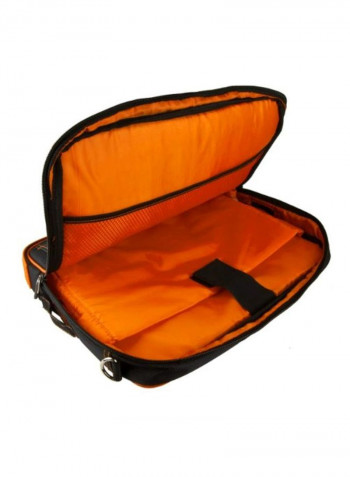 Pindar Carrying Bag For Fujitsu 15.6-Inch Laptop Black/Orange