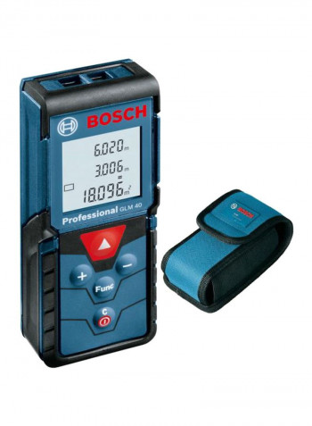 Professional Laser Measure Blue/Black/Red 10x4centimeter