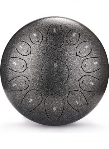 13-Tone Steel Tongue Drum with Drumsticks Percussion
