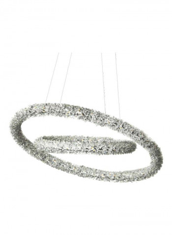 Florence LED Pendant Lamp White 55x55x100cm