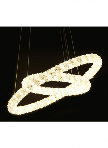 Florence LED Pendant Lamp White 55x55x100cm