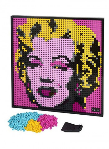3341-Piece Art Andy Warhol’s Marilyn Monroe Building Set