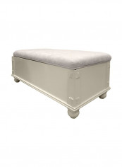 Melisssa Bed Bench With Storage White 101x46x46cm
