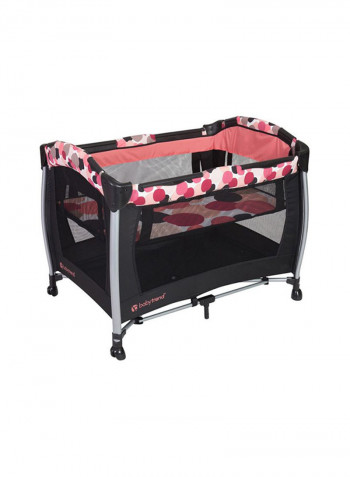 Resort Elite Nursery Center Cradle - Black/Pink/White