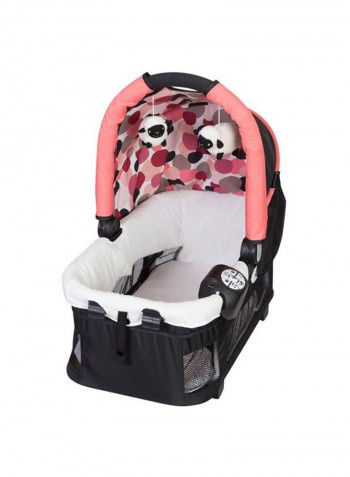 Resort Elite Nursery Center Cradle - Black/Pink/White