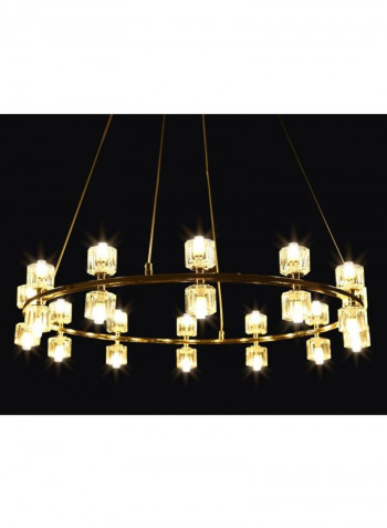 Soho Pendant Lamp Gold/Clear 72x72x80cm
