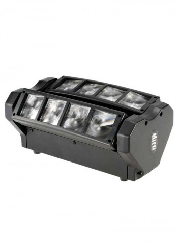 Mini LED Spider Moving Head Light Black