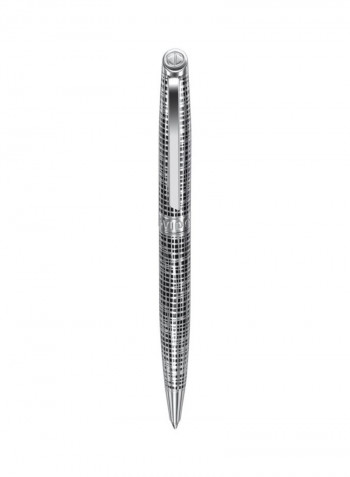 Crossroads Collection SS Chrome Rollerball Pen Silver/Black