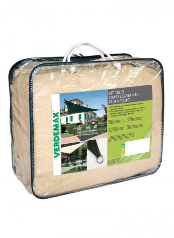Squared Shading Net Kit Beige