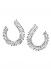 925 Sterling Silver Teardrop Earring With Cubin Zircon Studded