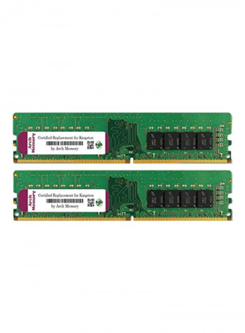 2-Piece UDIMM DDR14 RAM For KVR24N17S8K2 8GB