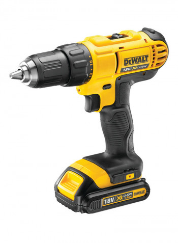 Percusion Hammer Drill Driver Black/Yellow