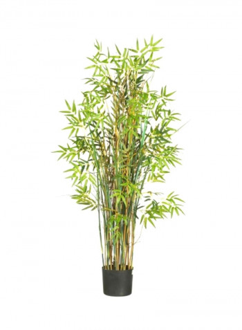 Bamboo Grass Silk Plant Green/Brown 5feet
