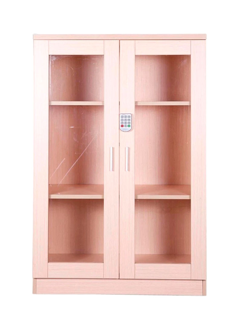 Carre Cabinet With Digital Lock Oak 80x132x30centimeter