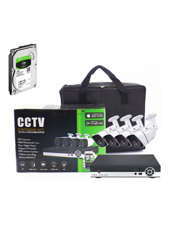 Full HD Bullet CCTV Camera Kit