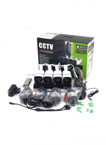 Full HD Bullet CCTV Camera Kit