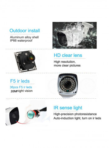 Full HD Bullet CCTV Camera Kit