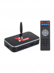 Android Set Top Box With Remote Control For Smart TV X3 CUBE Black
