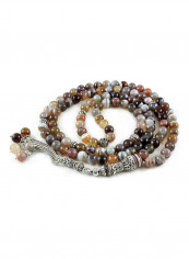 Botswana Agate Mala