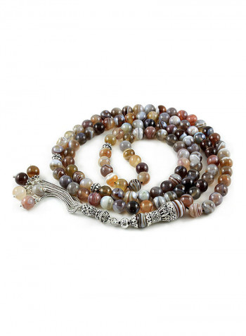 Botswana Agate Mala