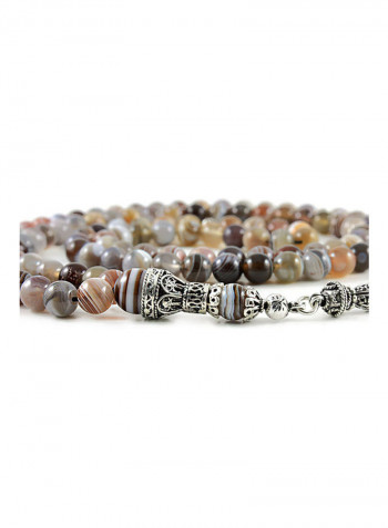 Botswana Agate Mala