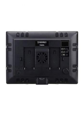 LED Studio Video Photographic Light With Remote Silver/Black