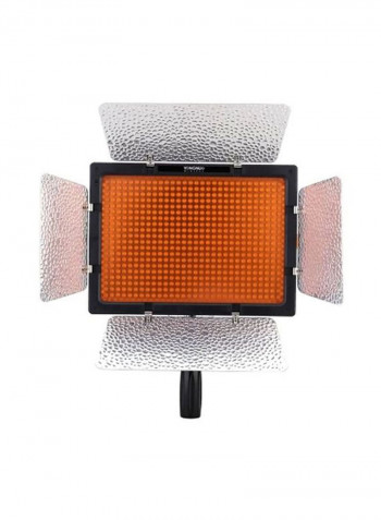LED Studio Video Photographic Light With Remote Silver/Black