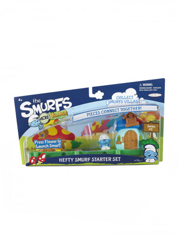 Hefty Smurf House 2 Micro Figure Starter Pack