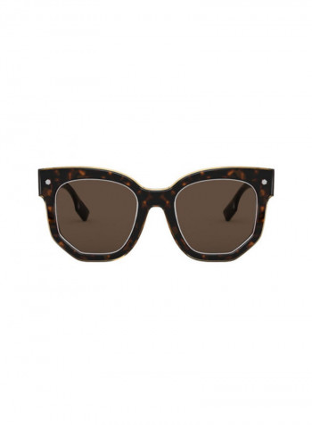 Women's Full Rim Oversize Sunglasses - Lens Size: 50 mm