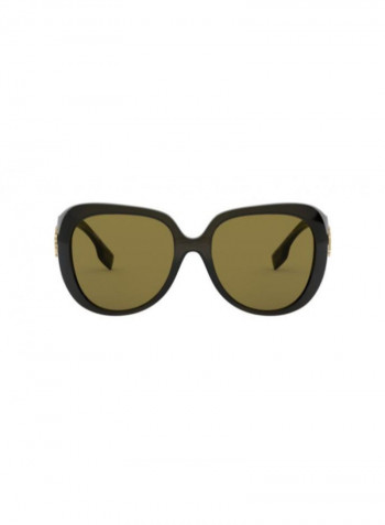 Women's Full Rim Oversize Sunglasses - Lens Size: 57 mm