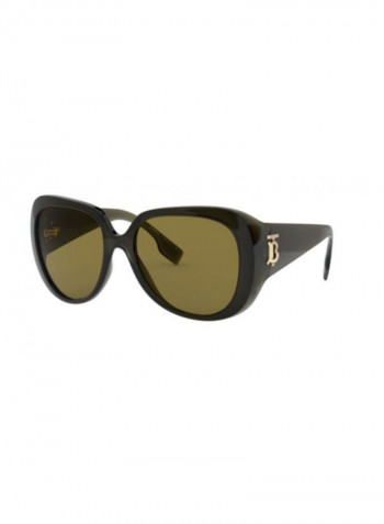Women's Full Rim Oversize Sunglasses - Lens Size: 57 mm
