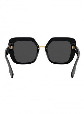 Women's Square Full Rim Oversized Sunglasses - Lens Size: 53 mm