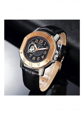 Men's Leather Mechanical Watch W60054G.01A