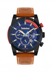 Men's Leather Strap Chronograph Wrist Watch T TBL15951JSB-03