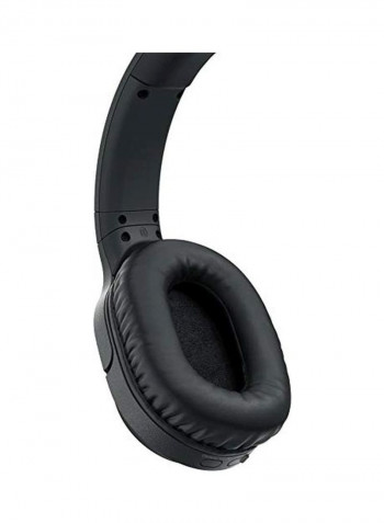 Wireless Over-Ear TV Headphones With Transmitter Black