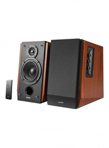 2.0 Channel Studio Bookshelf Speaker R1700BT Brown/Black