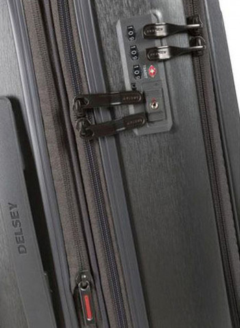 Grenelle Plus 4 Wheels Hard Side Cabin Luggage Trolley أنثراسايت