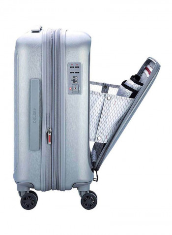 Grenelle Plus 4 Wheels Hard Side Cabin Luggage Trolley Plantium
