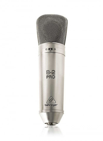 Pro Dual Diaphragm Studio Microphone B2PRO Silver