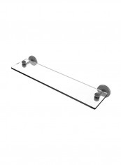 South Beach Collection Glass Vanity Shelf Clear/Grey 22inch