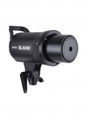 High Power LED Video Light Wireless Remote Control With Bowens Mount Black