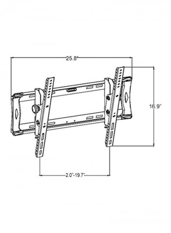 Mounting Bracket For TV Monitor Siver