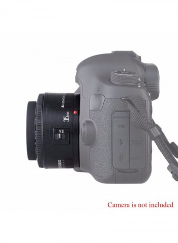Wide-Angle Prime Auto Focus Lens Black/Silver/Red