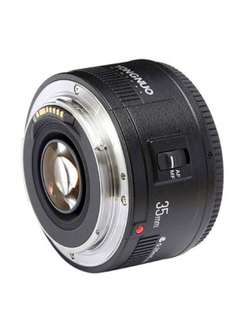Wide-Angle Prime Auto Focus Lens Black/Silver/Red