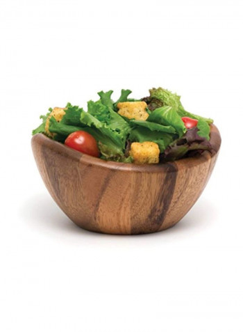 Oval Serving Bowl Brown 6x3inch