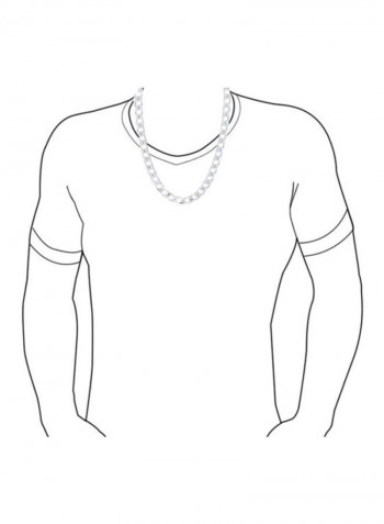 925 Sterling Silver Cuban Curb Chain Necklace